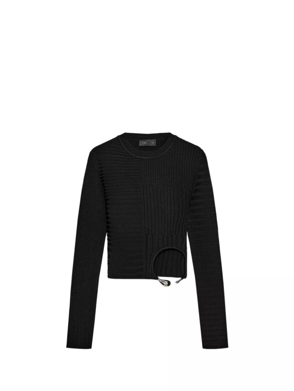 ZARA  knit top with appliqué
